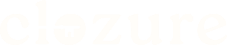 Clozure logo white