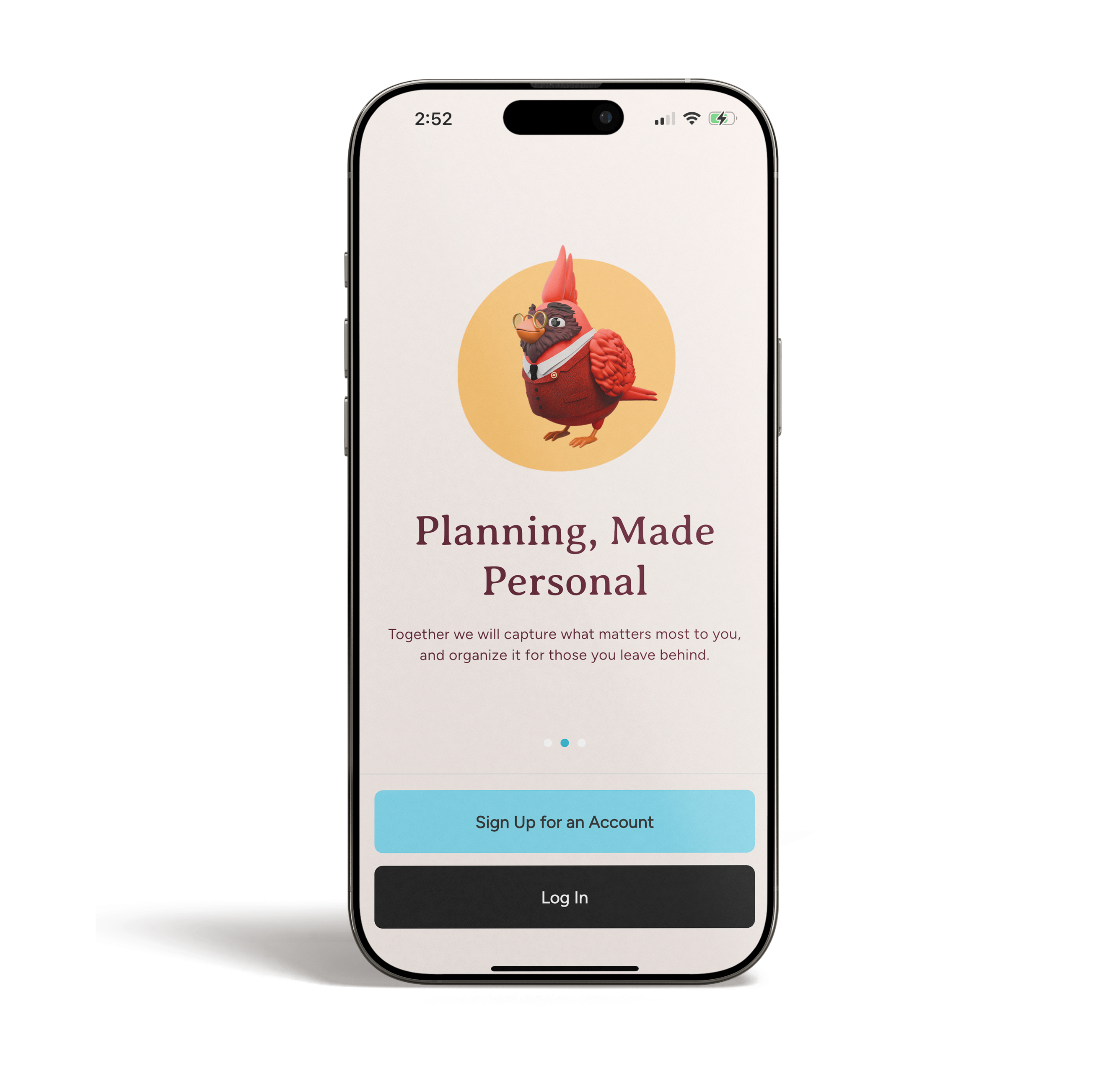 iPhone displaying CLozure app interface